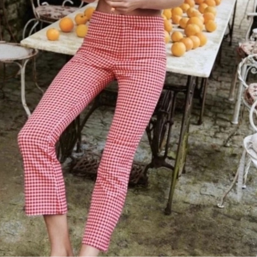 Zara NWT gingham pants!